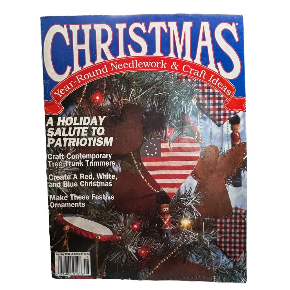 Vintage Christmas Year Round Needlework & Craft Ideas Magazine July August 1991